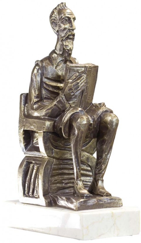 trofeo resina literatura 26 cm.