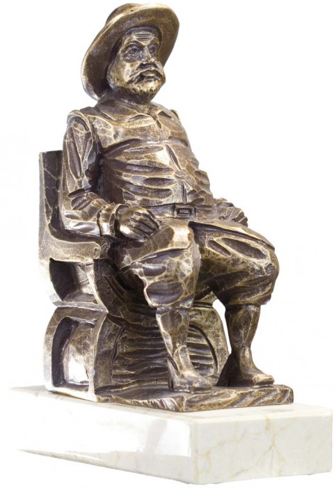 trofeo resina literatura 23 cm.