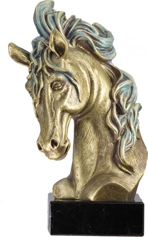 trofeo resina hipica 30 cm.