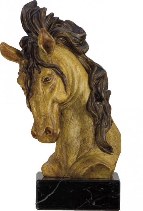 trofeo resina hipica 30 cm.