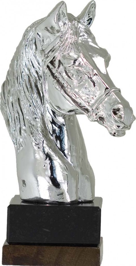 trofeo resina hipica 18 cm.