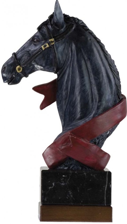 trofeo resina hipica 23 cm.
