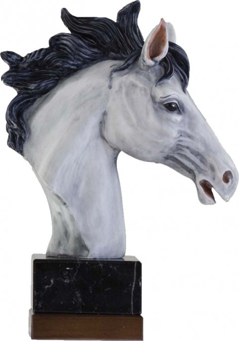 trofeo resina hipica 23 cm.