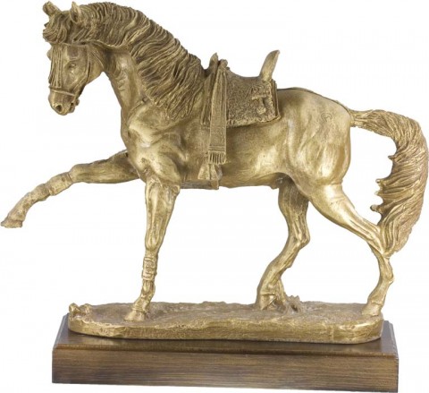 trofeo resina hipica 29 cm.