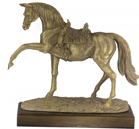 trofeo resina hipica 28 cm.