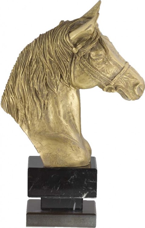 trofeo resina hipica 26 cm.