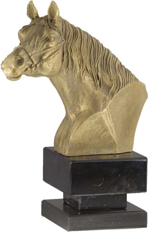trofeo resina hipica 22 cm.