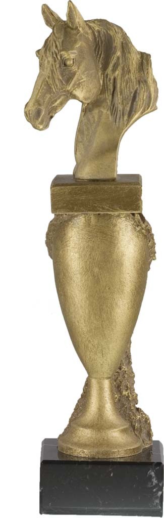 trofeo resina hipica 28 cm.