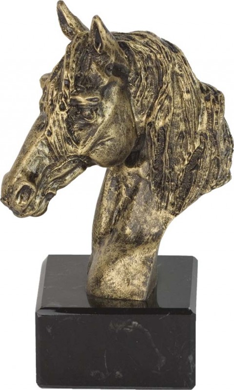 trofeo resina hipica 13 cm.