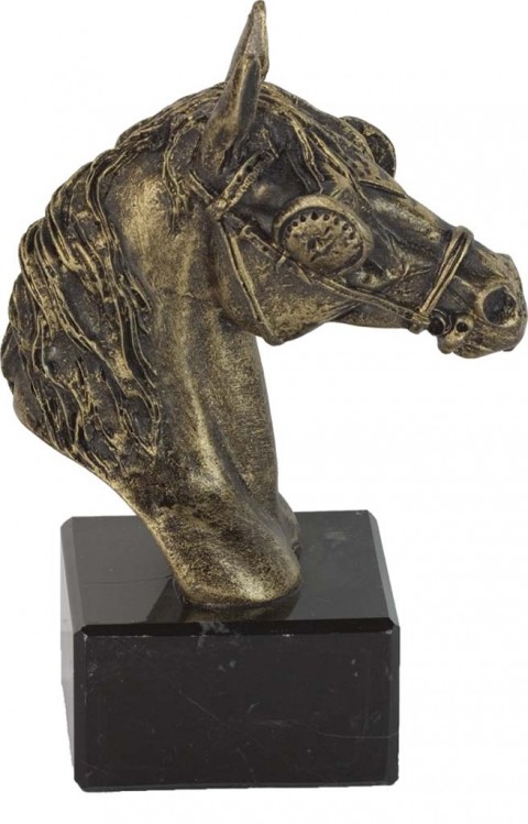 trofeo resina hipica 13 cm.