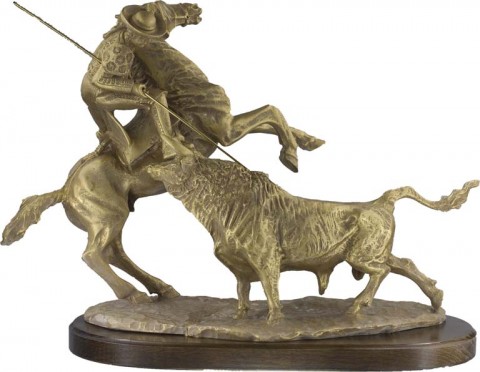 trofeo resina tauromaquia 36 cm.