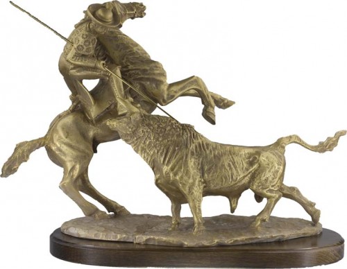 TROFEO RESINA TAUROMAQUIA 36 cm.