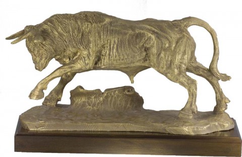 trofeo resina tauromaquia 21 cm.