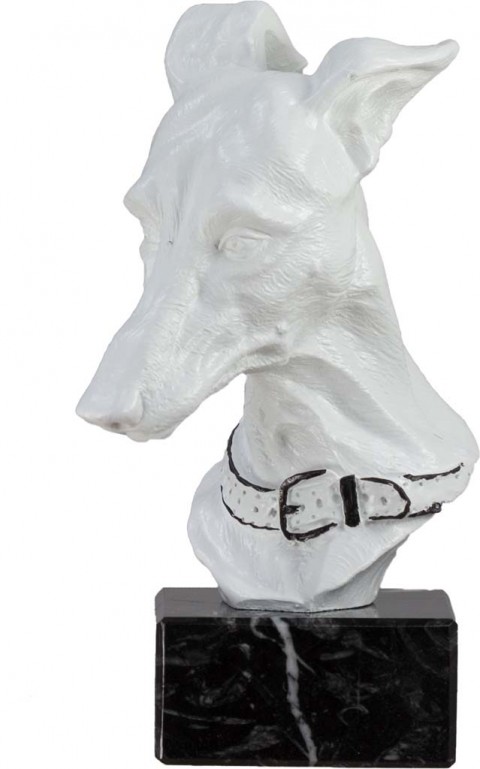 trofeo resina perros galgo 20 cm.