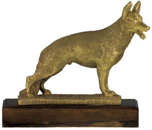 TROFEO RESINA PERRO 18 cm.