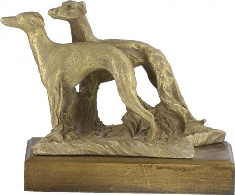 trofeo resina galgo 16 cm.