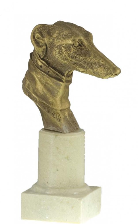 trofeo resina galgo 17 cm.