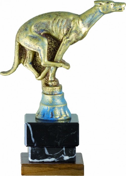 TROFEO RESINA GALGO 16 cm.
