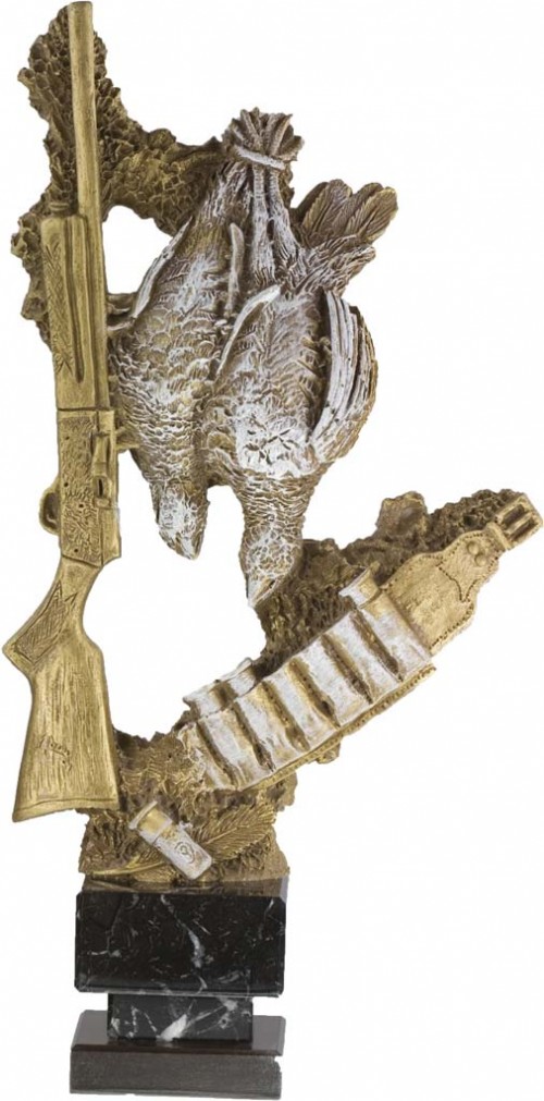 TROFEO RESINA CAZA 38 cm.