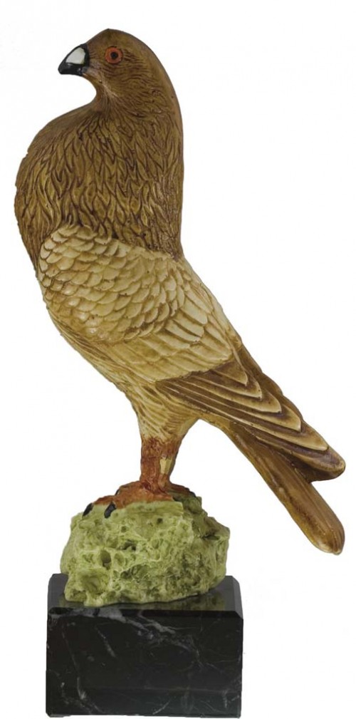 TROFEO RESINA PALOMAS 24 cm.