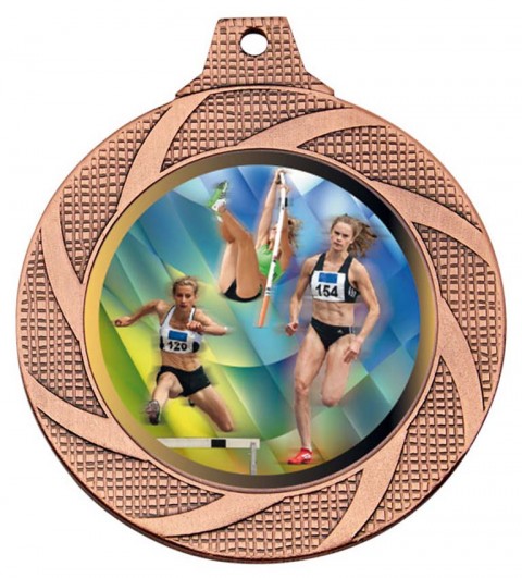 (17)medalla color oro   70 mm oro
