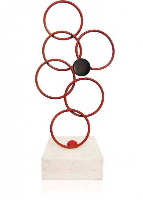 (297)trofeo soldart alegorico 20 cm