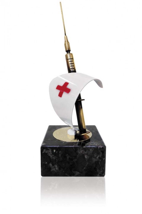(284)  trofeo soldart enfermera 