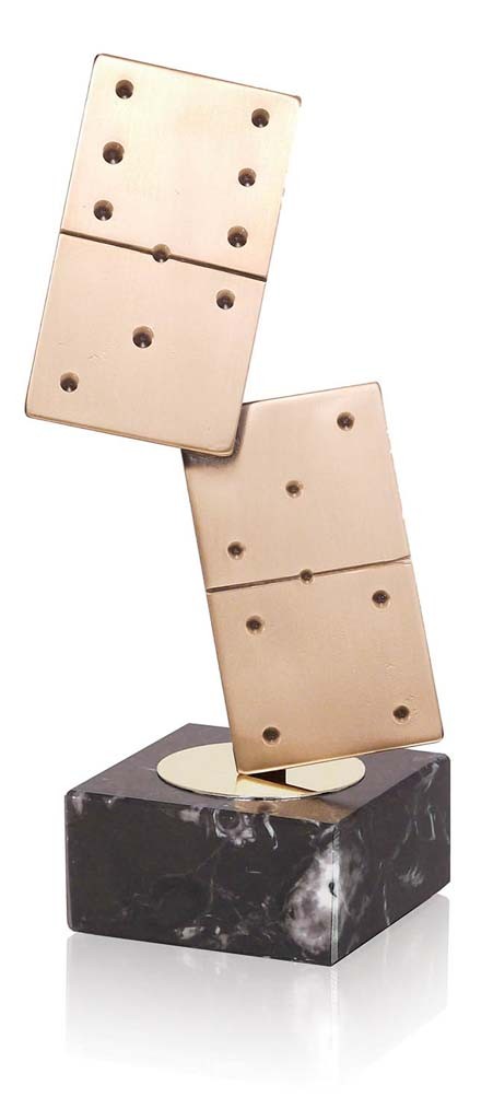 (276)TROFEO SOLDART DOMINO 19 cm
