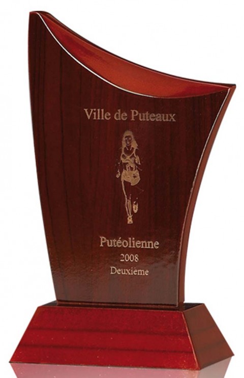 (133)trofeo madera 18 cm