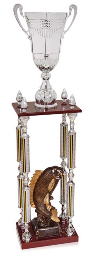 (107)trofeo de columna  132 cm