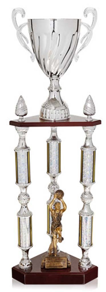 (107)trofeo de columna  77 cm
