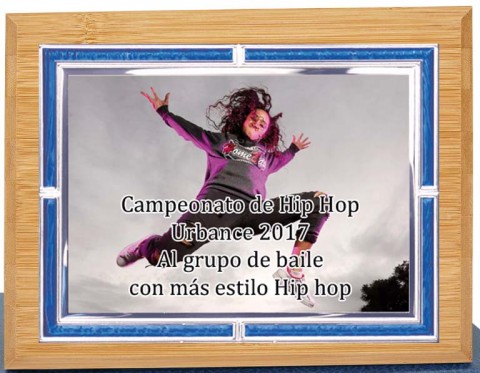 (123)placa + madera premium 21 x 17 cm