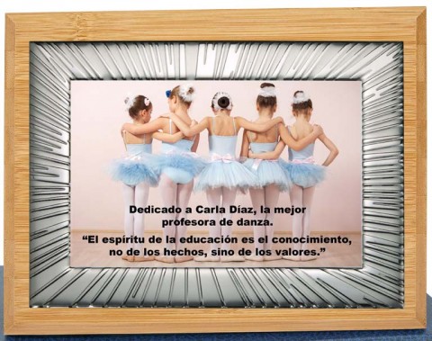 (125)placa + madera premium 21 x 17 cm