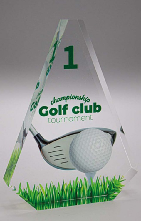 (163)trofeo metacrilato 18 x 14 cm