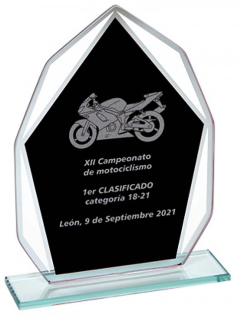 (149)trofeo cristal 17 cm