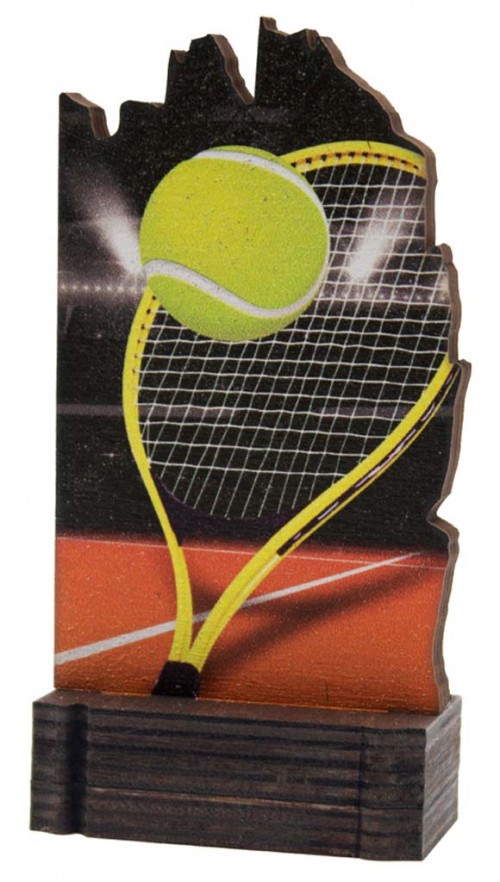 (240)TROFEO MADERA TENIS 13 cm