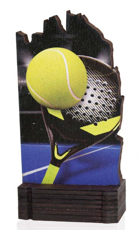 (168)trofeo madera padel 13 cm