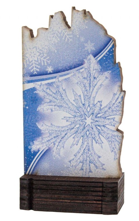 (241)trofeo madera juegos invierno 13 cm
