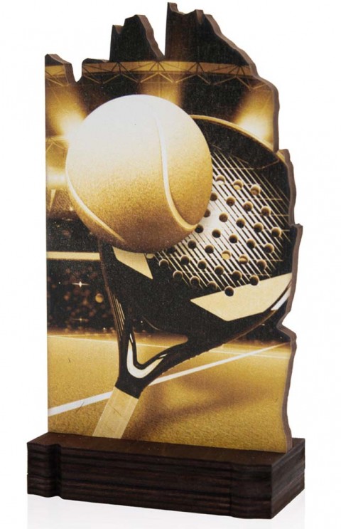 (170)trofeo madera padel 19 cm