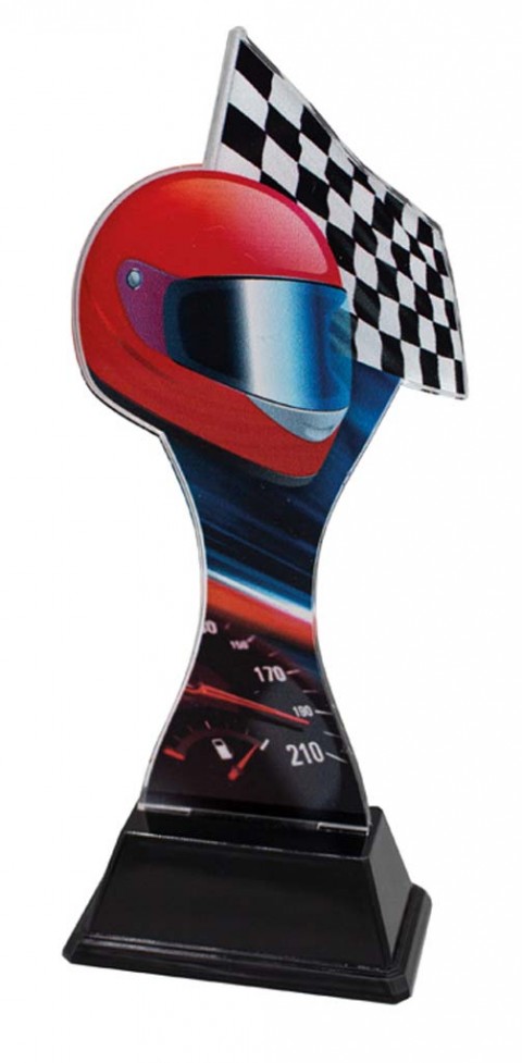 (247)trofeo metacrilato motor 17 cm