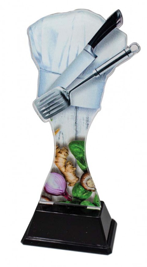 (248)trofeo metacrilato cocina 17 cm