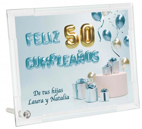 (137)cristal  sublimacion 23 x 18 cm