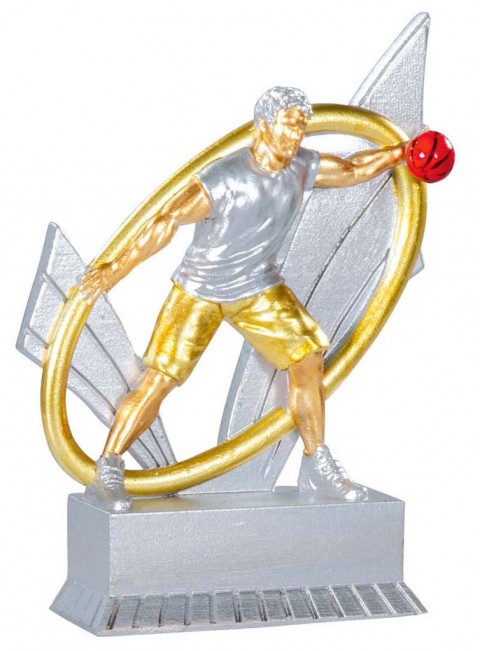 (189)resina baloncesto masculino 13 cm