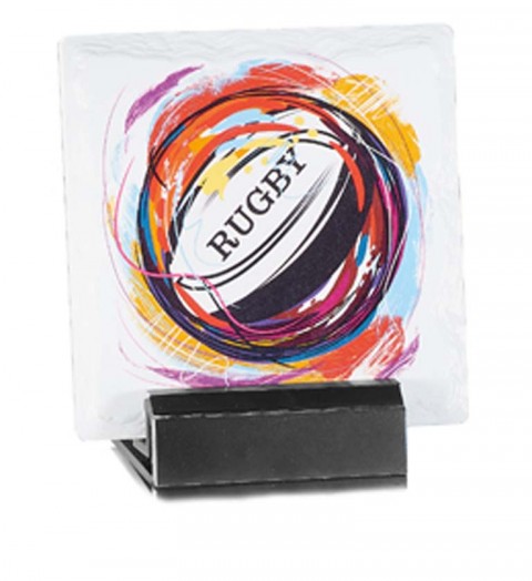 (188)ceramica rugby 11 x 13 cm