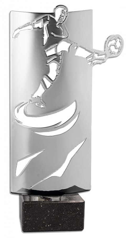 (174)trofeo metal futbol 24 cm