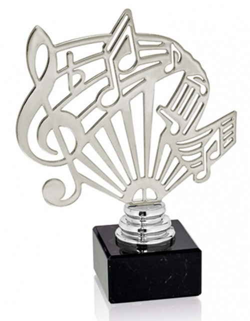 (225)TROFEO METAL MSICA 16 cm