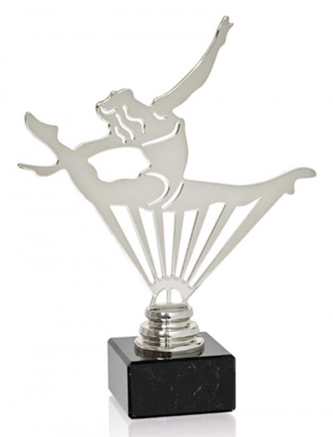 (225)trofeo metal gimnasia 19 cm