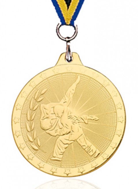 (19) medalla judo + cinita 5 cm