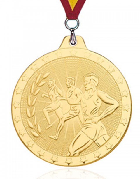 (19) medalla atletismo + cinta 5 cm