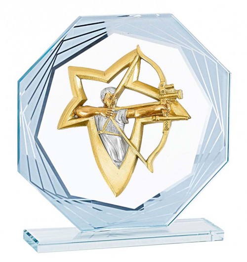(212)  TROFEO CRISTAL  CON APLIQUE 